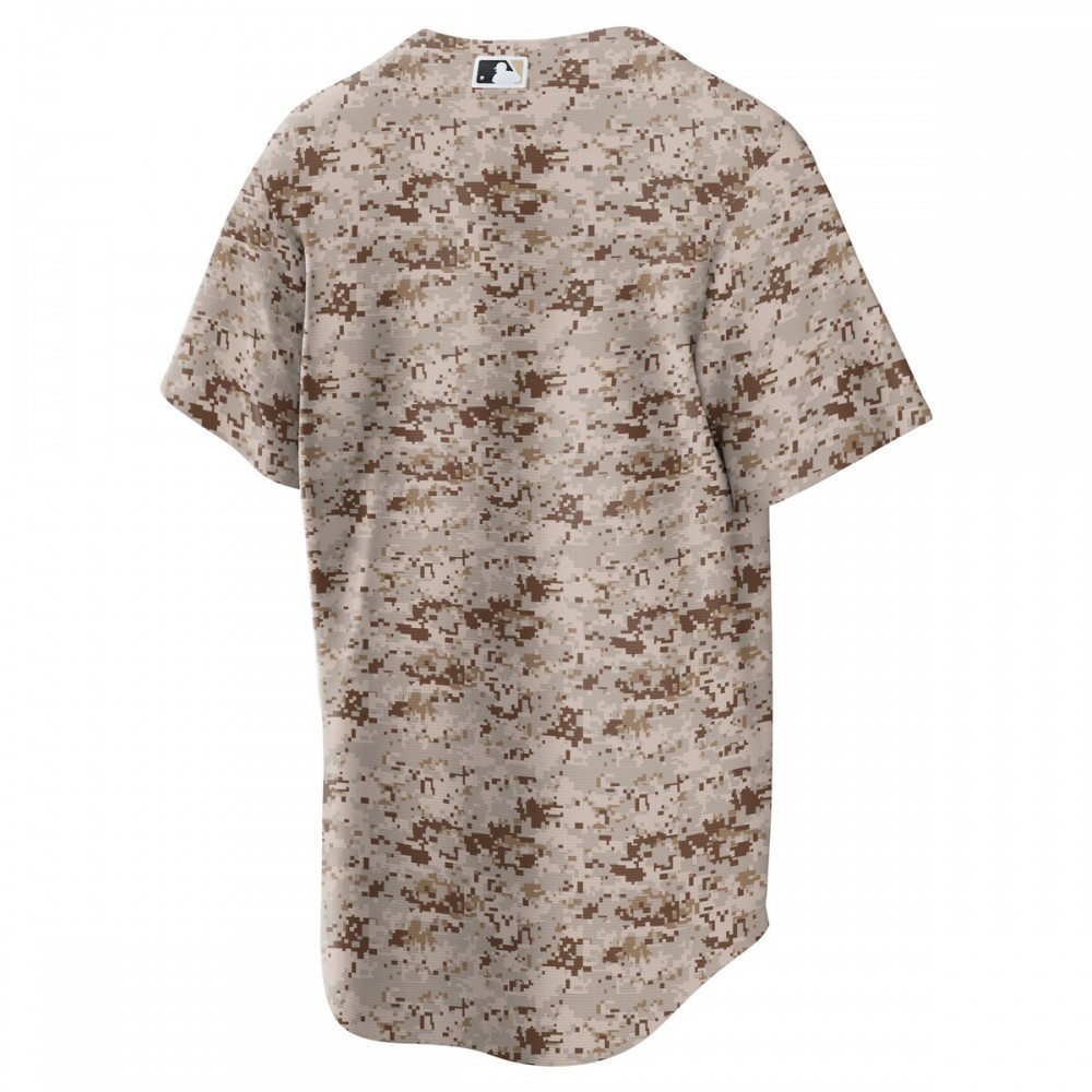 San Diego Padres USMC Alternate Replica Team Jersey - Camo-Pro Kit Vault | Brand New 26/27 Sports Jerseys